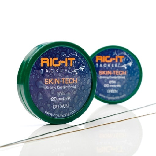 Skin-Tech Coated Braid 15lb/25lb Brown/Green/Silt/Camo